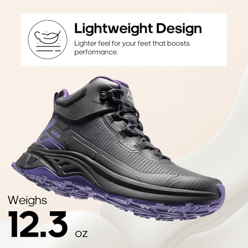 Image of NORTIV 8 Women's Waterproof Lightweight Hiking Boots Ankle Trekking for Outdoor