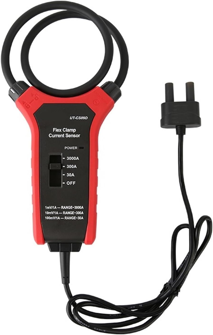 UT-CS09A/UT-CS09C/UT-CS09D Flex Clamp Sensor 3000A Flexible AC Ammeter Oscilloscope Multimeter Current Probe(UT-CS09D)