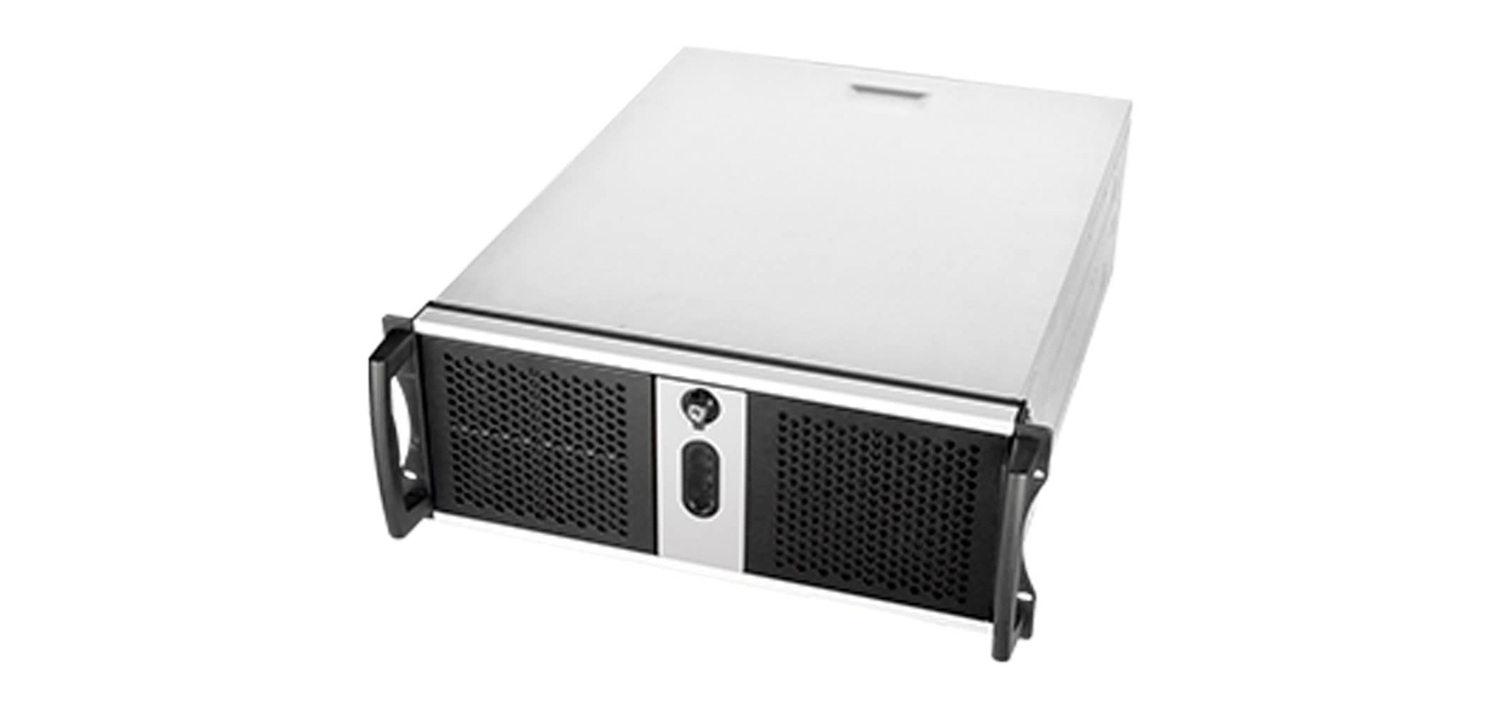 Chenbro RM42300 Rackmount Server Chassis - 4U - ATX - Non-hot-swap - no Power Supply (ATX/PS/2) - Black Front Bezel - USB (RM42300-F1U3)