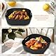 2 Stück Silikonform Heißluftfritteuse Zubehör für Philips Airfryer XL - 6.2L (HD9270)/5000 Serie XXL, 7,2L (HD9285),Air Fryer Silikon Einsatz Anstelle Backpapier,Auflaufform Airfryer für COSORI 4,7L