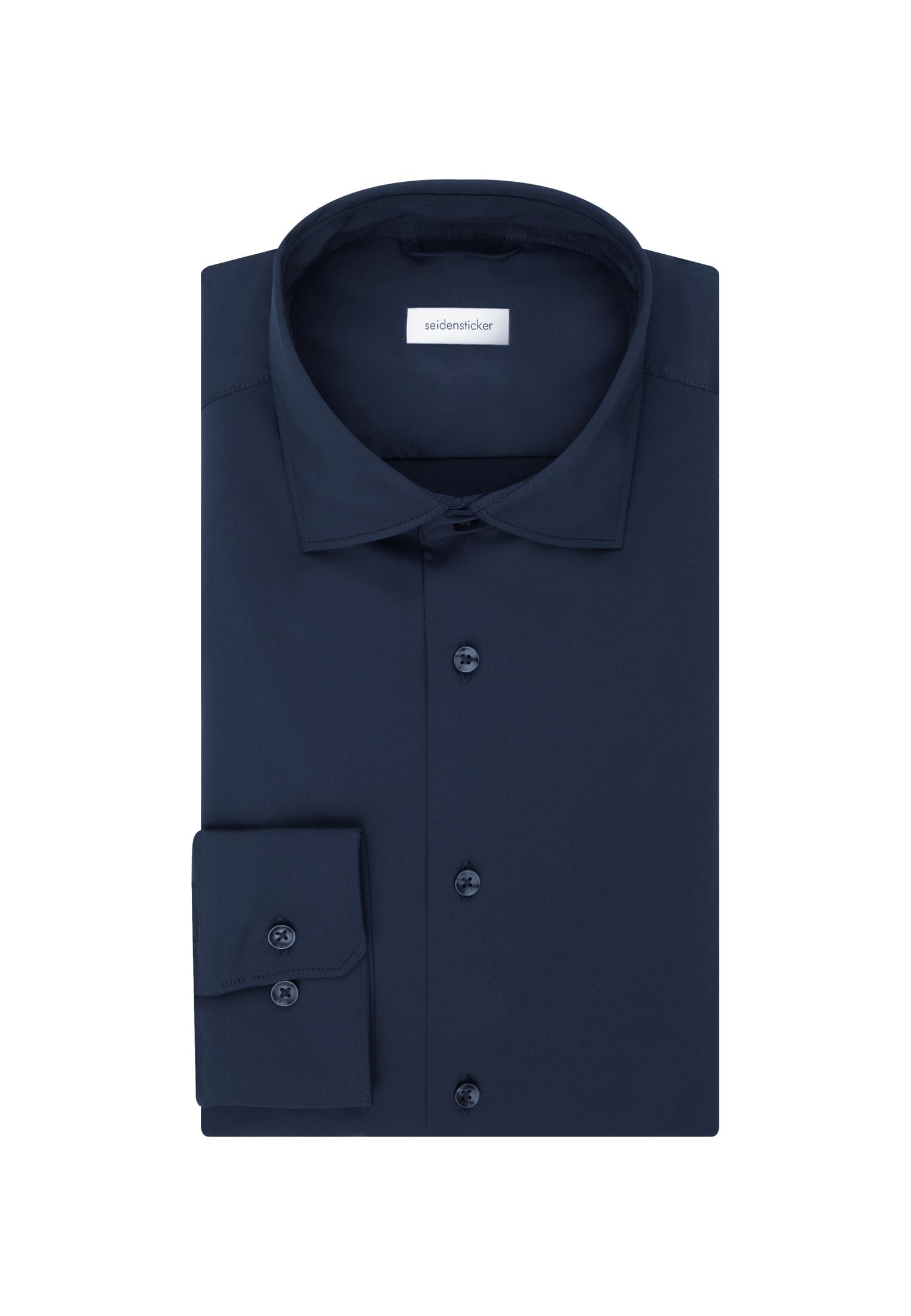 Seidensticker Camicia Business da Uomo - vestibilità Slim - Facile da Stirare - Collo Kent - Maniche Lunghe - Misto Cotone