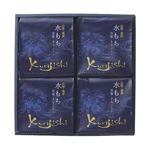 [ブランドォレ]山形県の超軟水で作った! 水もち 4個 黒蜜・きなこ入り