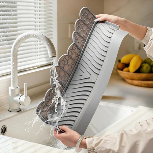Protector contra salpicaduras de silicona apto para el fregadero de apartamentos 5