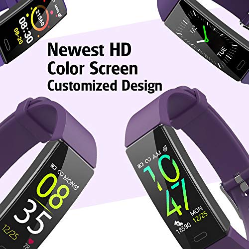 Zururu FGSVHRYT-327 Fitness Tracker With Blood Pressure Heart Rate Sleep Health Monitor For Men And Women, Upgraded Waterproof Activity Tracker Watch thumb #1