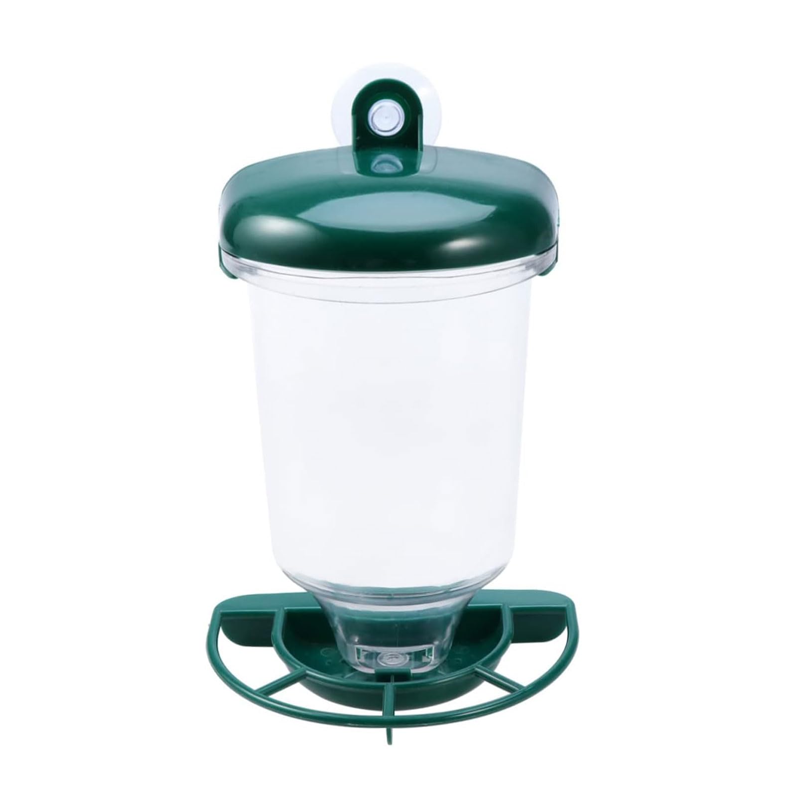 esmen Comederos Comederos para pájaros para Exteriores, comedero para pájaros Colgante con Ventosa, alimentador semiautomático para jardín, 1 ud.