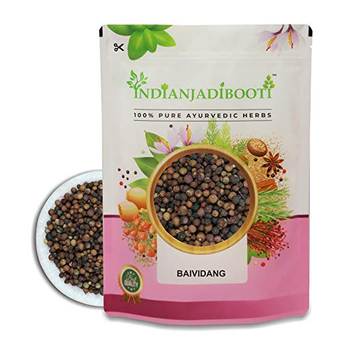 IndianJadiBooti Baibadang - Vidanga - Embelia Ribes - Vayuvilamgam - Baibidang, 400 Grams Pack