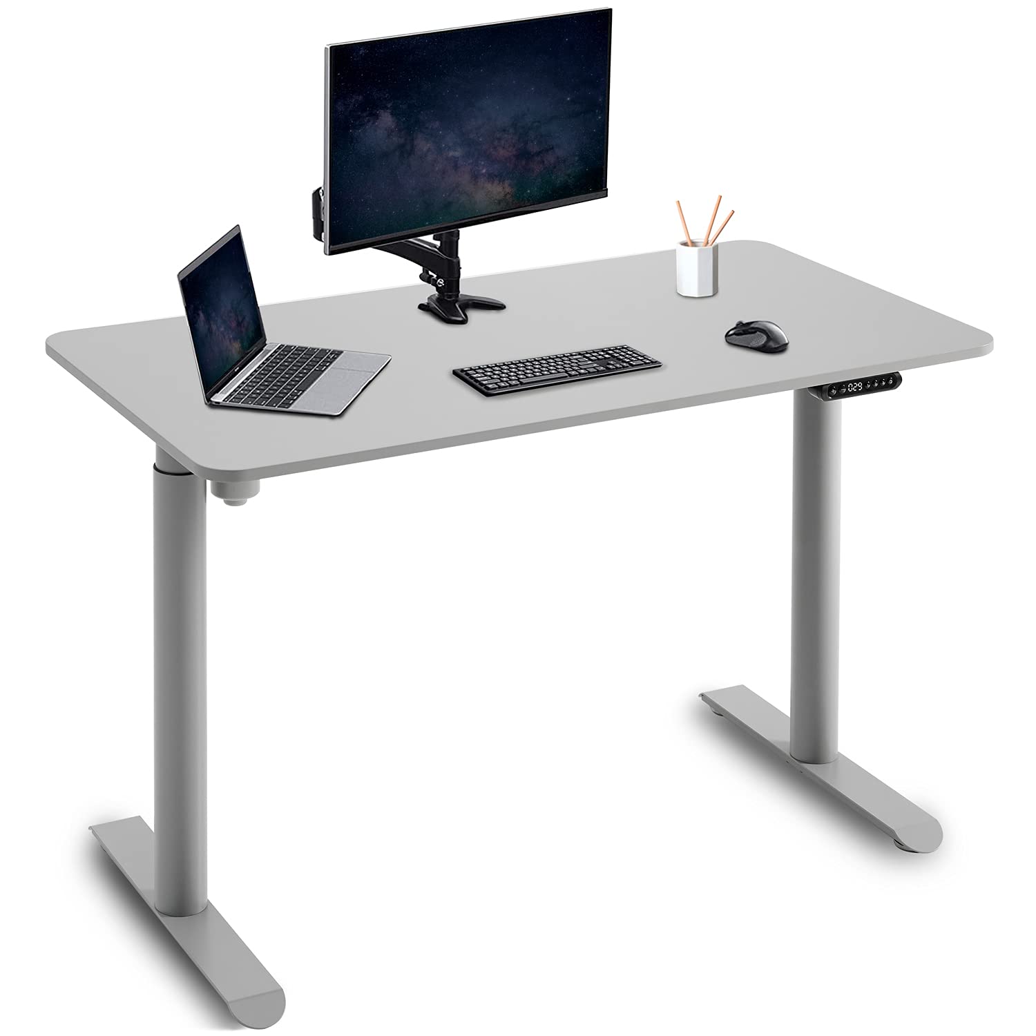 Buy Harmati Electric Standing Desk Adjustable Height 47 x 24 Inch Sit