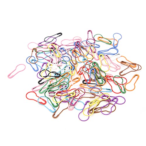 Tailoring Pin, Cardigan Clip Easily Penetrate for Finishing Quilts(100 colorful gourd pins)