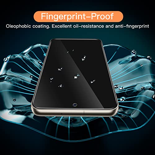 Image of JETech Tempered Glass Screen Protector Guard for Samsung Galaxy S23 5G, Fingerprint ID Compatible, HD Clear, 3-Pack