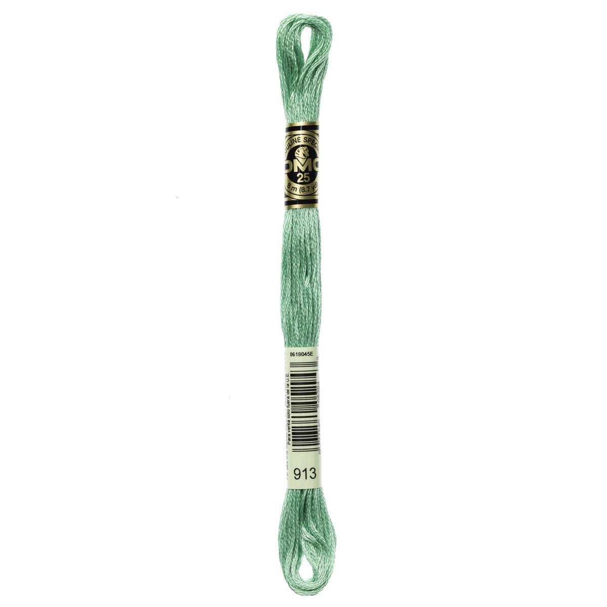 DMC Embroidery Floss Mouline Stranded Cotton Thread for Hand Embroidery and Sewing - Colour No: 913-3 x 8m Skeins โ image 1