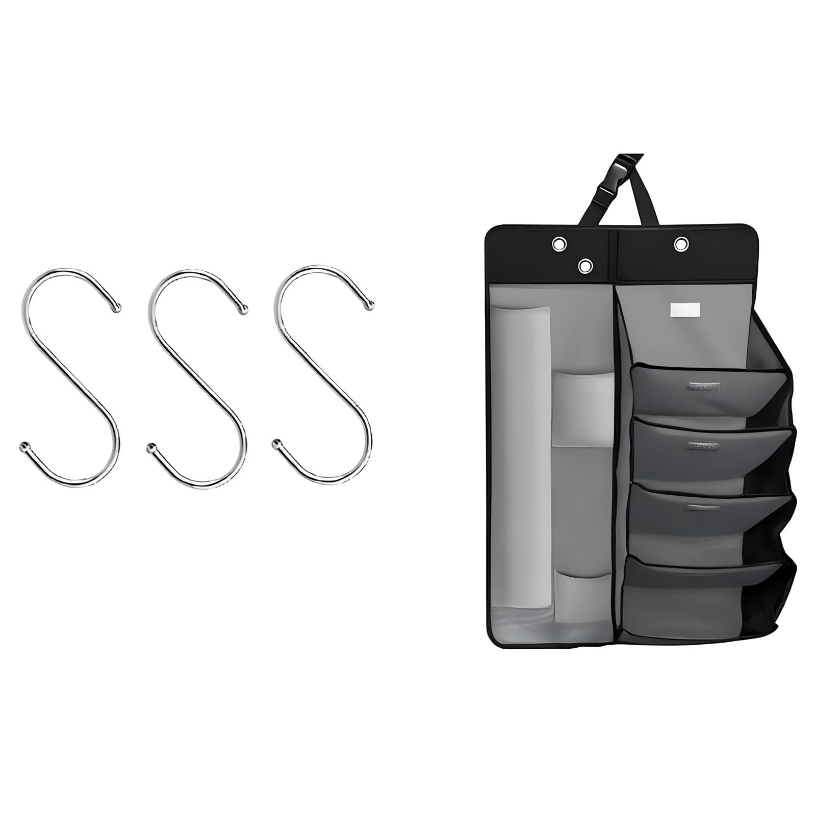 Kaeltsyn Multilayer Back Storage Holder with Sturdy Oxford Fabric for Vehicle Organization Waterproof Car Planner