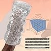 Manuelle Masturbator Cup,Masturbieren für Männer,Kristall Masturbatoren Transparent,Taschenmuschi Realistisch Groß mit 3D Vagina Liebestunnel,Sex Spielzeug für Männer Penis Trainingsgerät (D) #1
