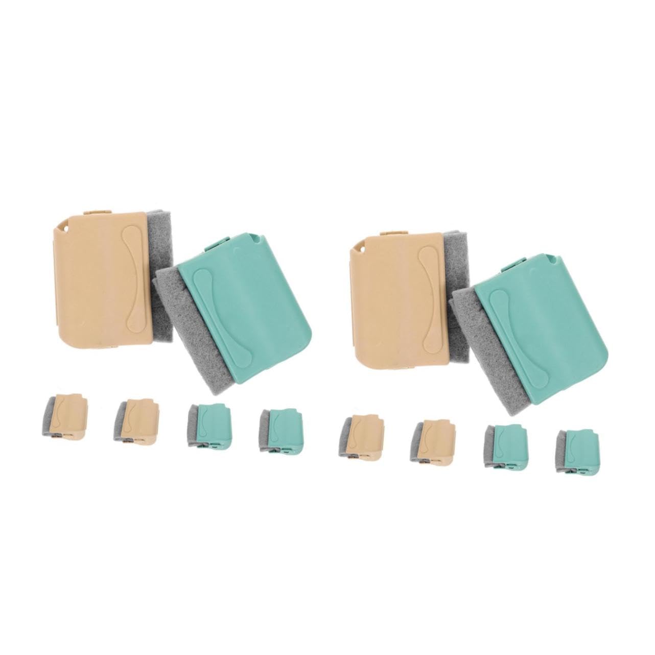 PACKOVE 2 Series Cepillos De Limpieza De Ranuras para Ventanas Y Cocina Herramientas Multifuncionales para Grietas Y Estrechos Colores Aleatorios 6 Piezas X 2