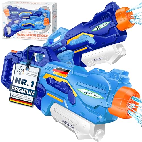 KESSER® Wasserpistole 2er Set Wasserpistolen Spritzpistolen...