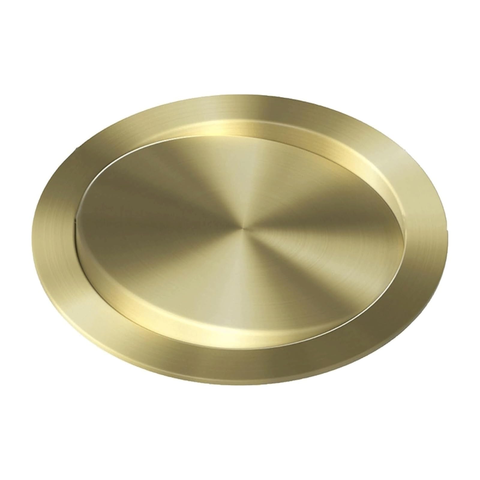 DFGHNBVC Built-In Trash Chute Cover Countertop Trash Grommet Balance Recessed Trash Can Lid Stainless Steel Swing Garbage Flap Trash Bin Lid,Gold-252Mm