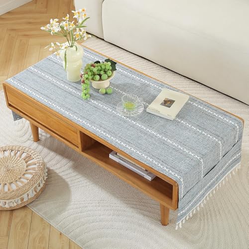 YongXinMY Nappe en coton et lin rectangulaire pour salon - Simple tapis pour meuble TV, nappe de...