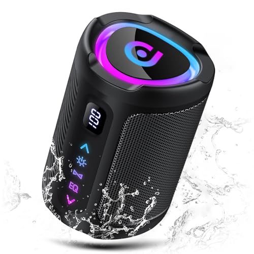 aowoka Altoparlante Bluetooth, altoparlante portatile senza fili con luce LED,...