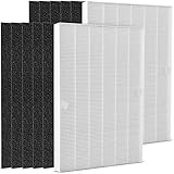 DEKIRU Compatible with Winix Air Purifier Filter 2 True HEPA Filters Plus 10 Carbon Filters...