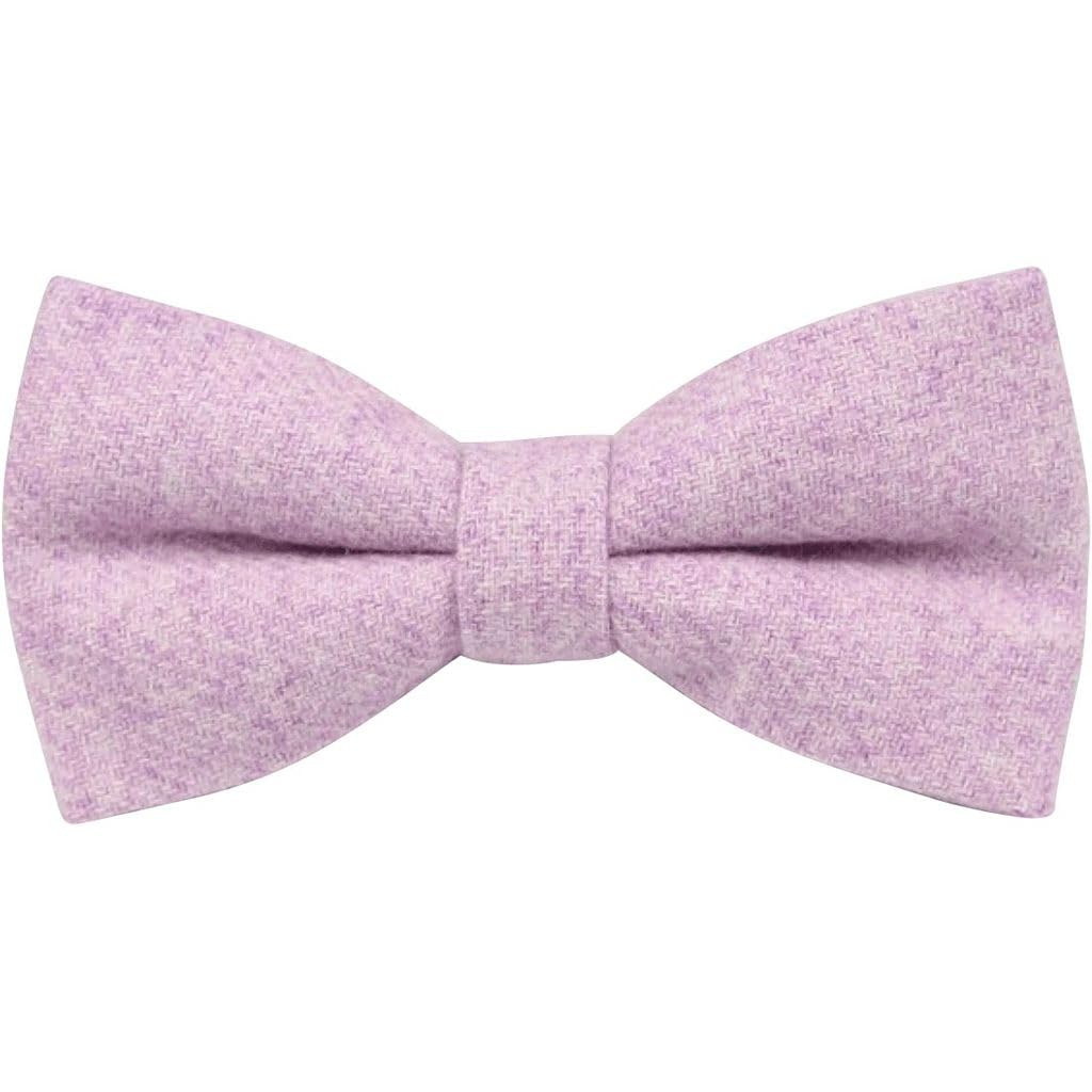 Db Dickie Bow Men's Vintage Purple Luxury Wool Pre-Tied Bow Tie - Groomsman, Gift, Wedding, Formal Wear, Smart (Vintage Purple)