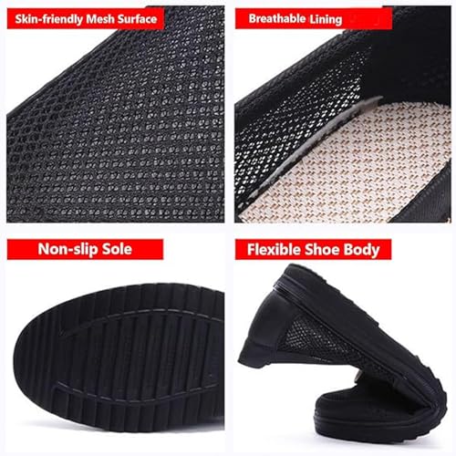 Loafers Slip on Loafer Shoes for Men, Comfortable Flats Casual Shoes, Soft Lightweight Slippers, Extra Wide Slip on Walking Shoes, Breathable Comfort Shoes3