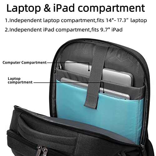 Duslang Travel Laptop Backpack Business Work Anti Theft Slim Durable College Backpack With Usb Charging Port Fits 17/15.6/14 / 13 Inch Laptop Bookbag For Boys Girls Man Woman #TOP3