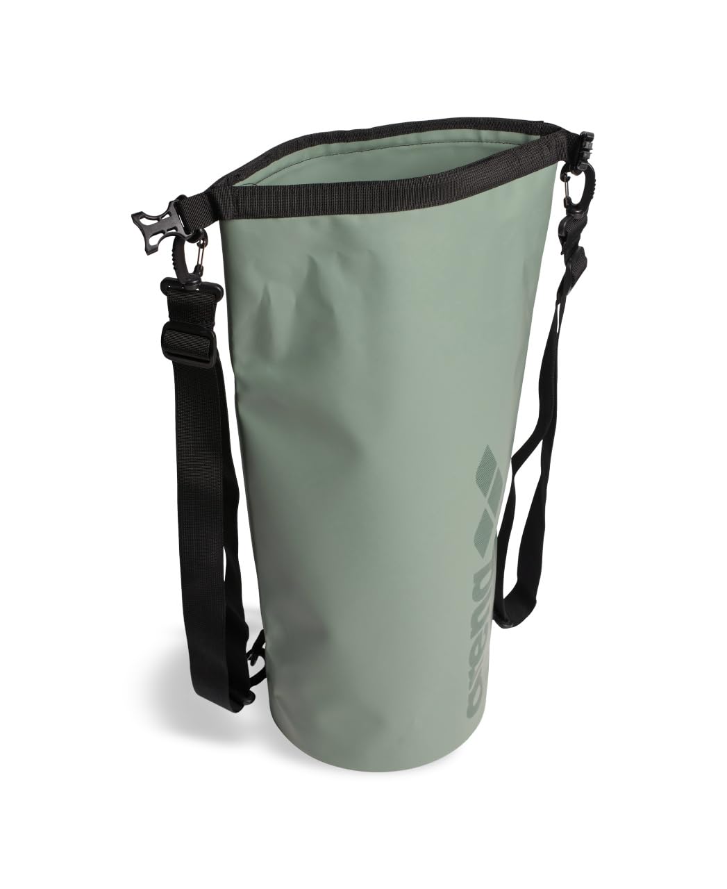 Arena Sac à Dos Unisexe pour Adulte avec Grand Logo - Sac à Dos imperméable à roulettes pour Plage, Piscine, activités de Plein air, Sac de Rangement Sec, 15 litres, Vert Sauge/mangrovia, Vert