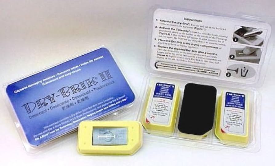 ドライアンドストア＋乾燥剤 DRY&STORE 補聴器乾燥剤 ドライ＆ストア 乾燥剤6個入り