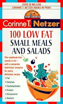 Paperback 100 Low Fat Small Meal and Salad Recipes: The Complete Book of Food Counts Cookbook Series Book