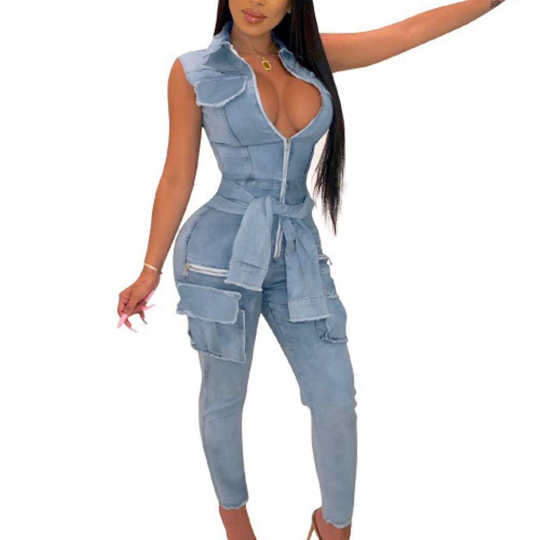 jean jumpsuit amazon