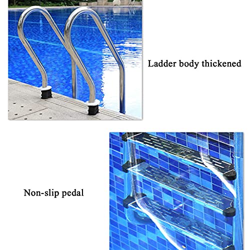 Escalera para piscina de acero inoxidable CGF 3 peldaños miniatura 3
