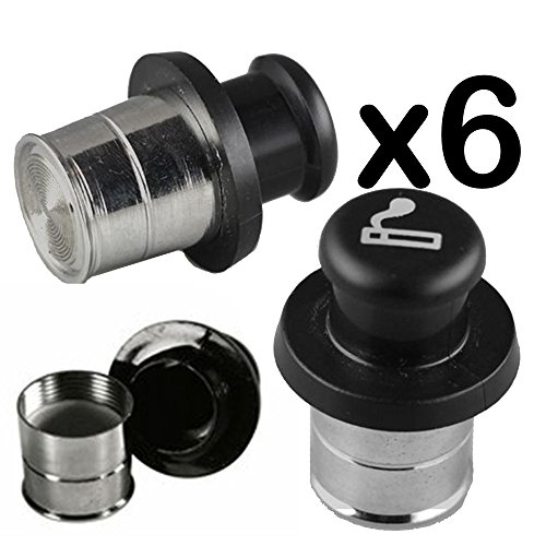 (LOT OF 6) Car Lighter Secret Geocache Stash Box Pill Holder Diversion Container