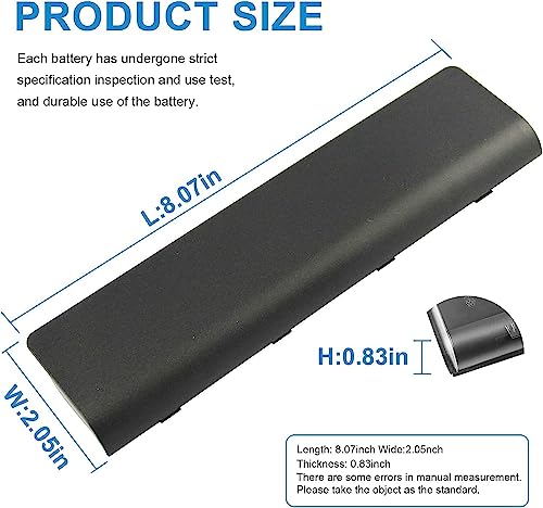 WeFly 593553-001 593554-001 MU06 MU09 Extended Laptop Battery for HP Pavilion G6 G7 G62 G72 G4 / 2000 Notebook PC / DV6 DV7 DM4 / Compaq Presario... - Image 4