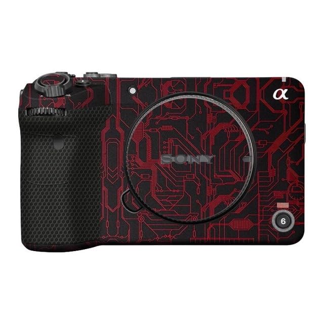 AECAM - camera Full coverage Skin Decal Androids FX30 ILME-FX30 camera Anti-Scratch Camera Body Carbon Fiber Film (Auburn)