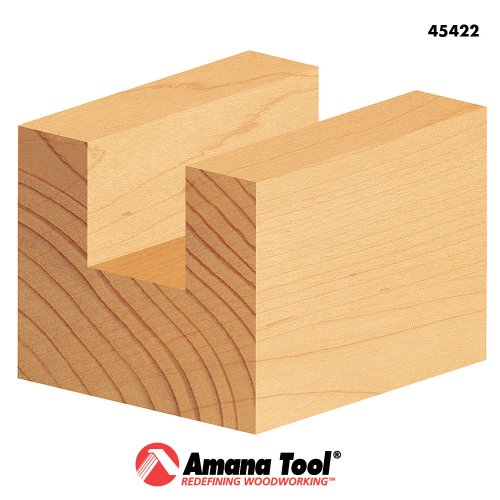Image of Amana Tool - 45422 Carbide Tipped Straight Plunge 1 /2 Dia x 1-1 /2 x 1 /2 inch Shank