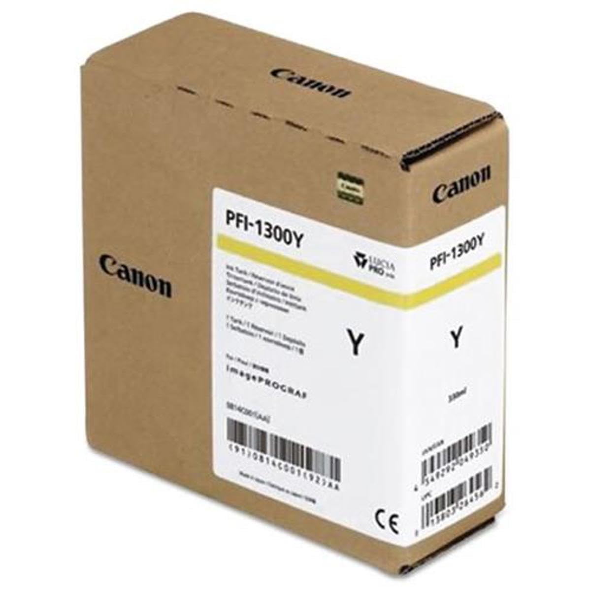 【新品未開封キヤノンPFI-1300Yイエロー image PROGRAFインク Amazon.com: Canon PFI-1300 330ml Pigment Ink Tank for