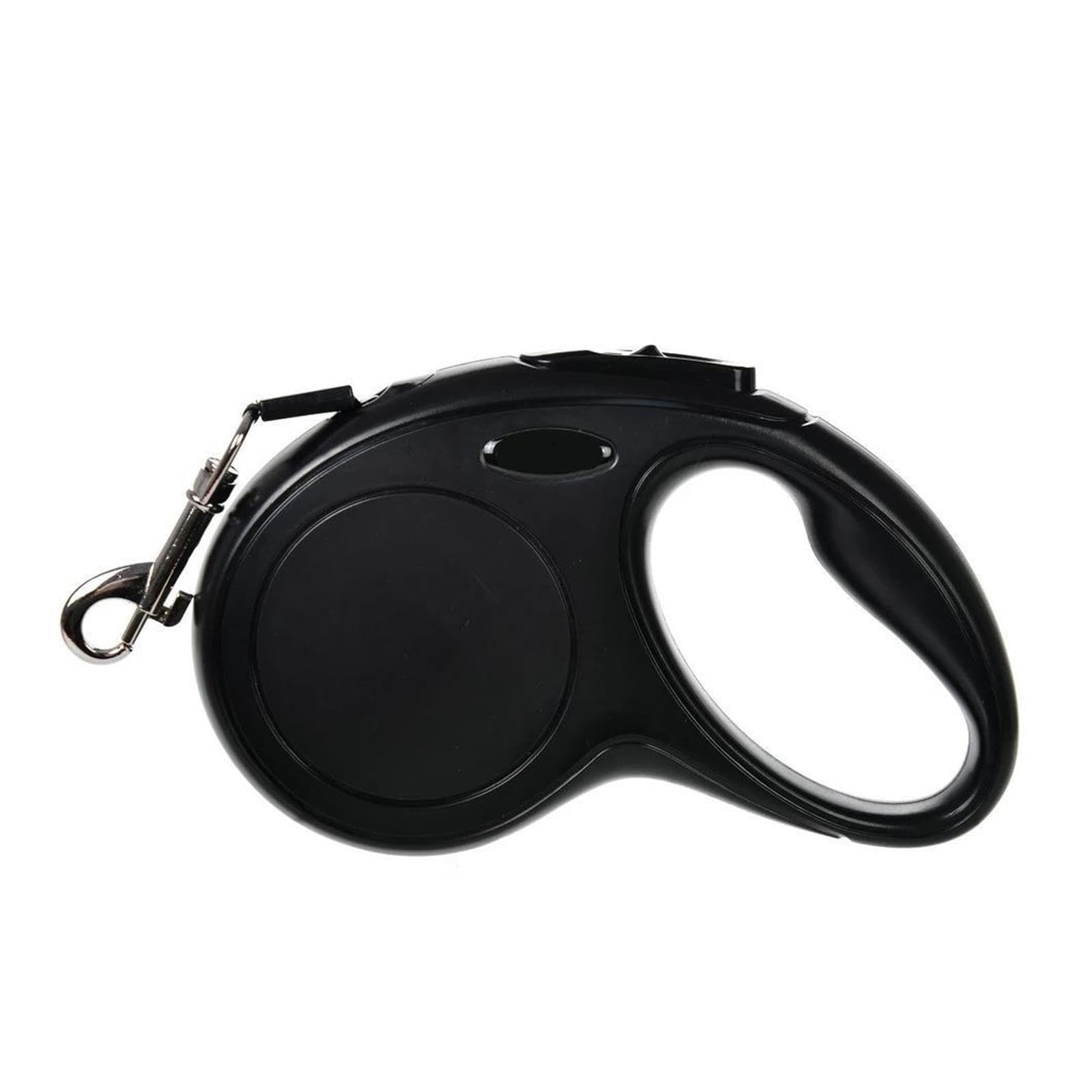 3/5 m automatische einziehbare Haustierleine for Hunde, Nylon-Traktionsseil | Ausziehbares Zugseil for Hunde und Katzen(Black,3.0m)