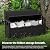 PatioZen 80 Gallon Outdoor Storage Bench Deck Box Waterproof Lockable,Outdoor Storage Furniture for Patio,Garden and Porch,Tools and Cushions? Black?