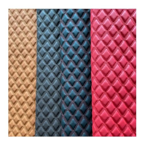 Simili cuir piqué marron tissu ameublement voiture canapé chaises