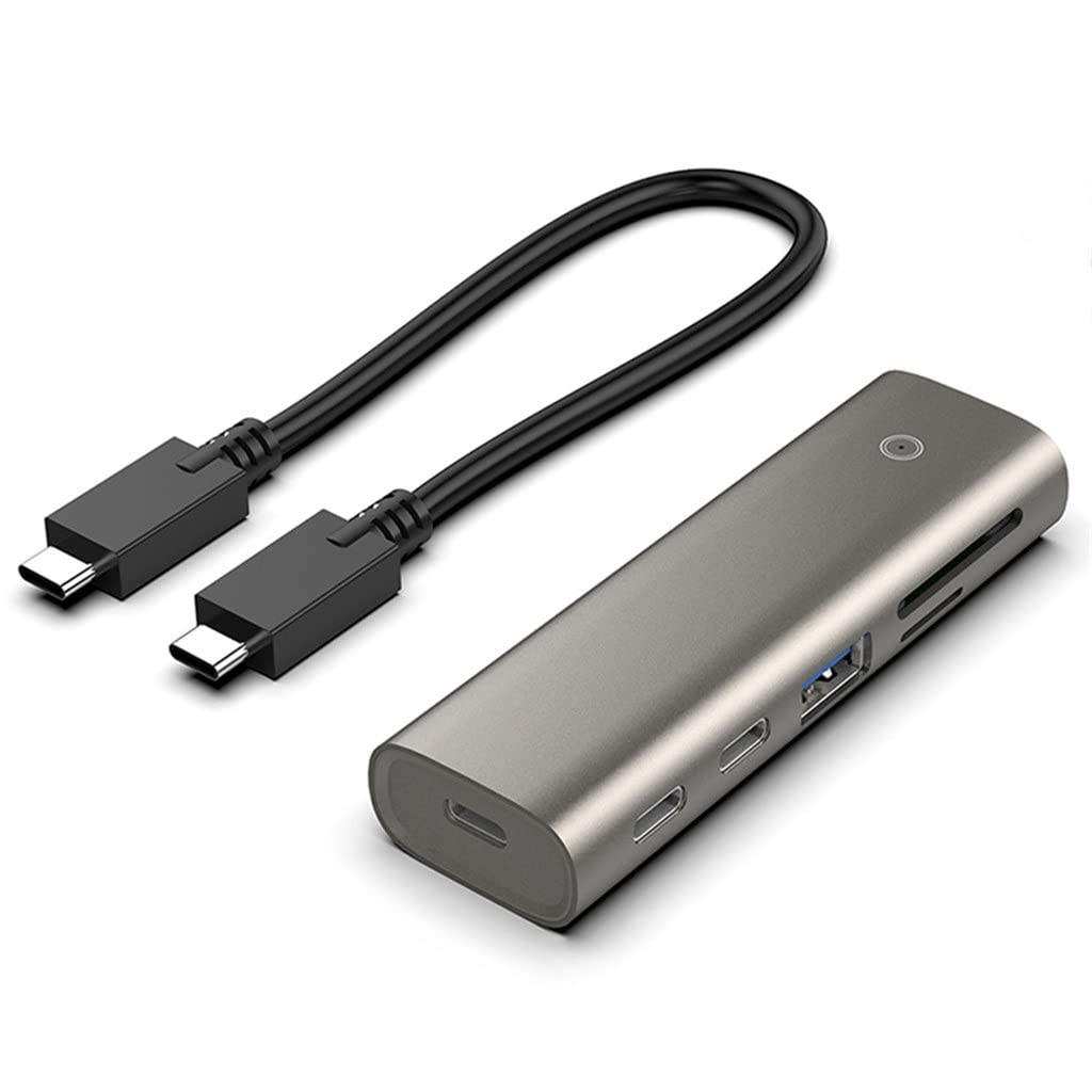 Hubs 1 Multi Splitter Adapter USB Type C Dock Station for TF Card HC463 10Gbps USB 3 1