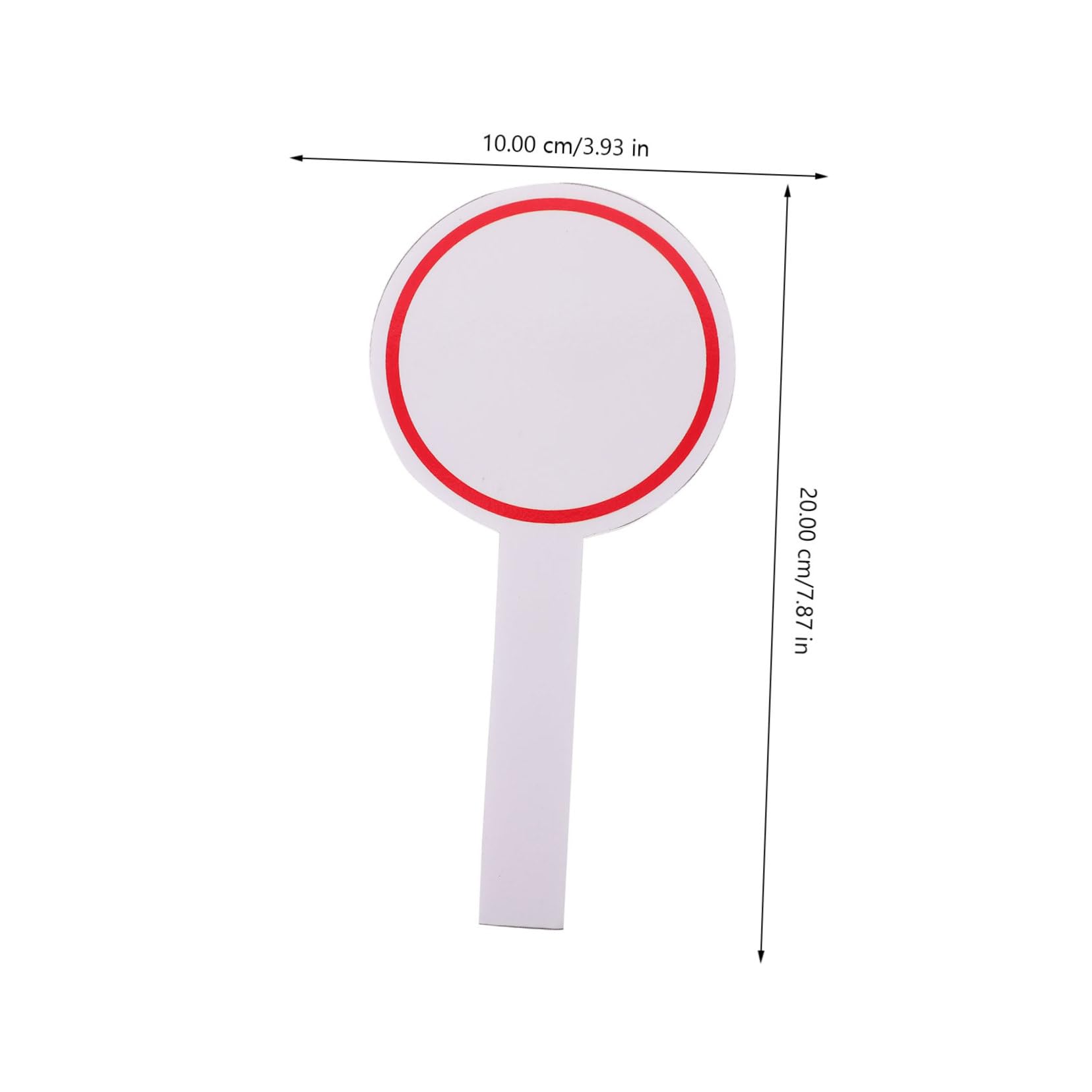 18pezzi Paddles Lavagna Cancellabile Per e Scoring Lavagna Portatile Monofacciale Per e Attività Didattiche