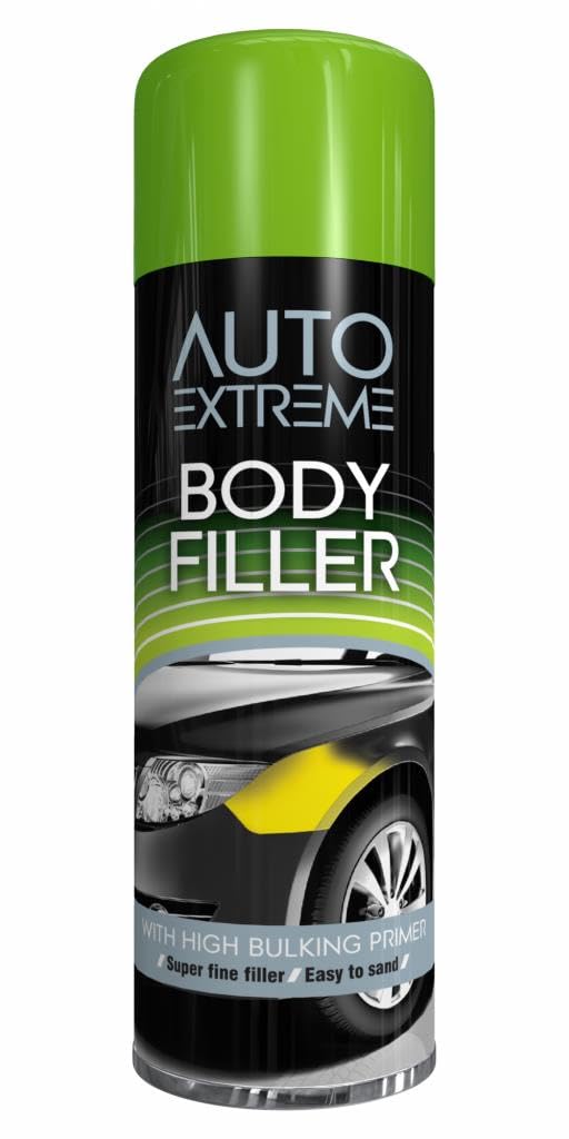 Classic Signature - 6 x Auto Extreme Body Filler 300ml Aerosol Spray Multi-Purpose Repair Scratch Primer Bodywork Dent for Car