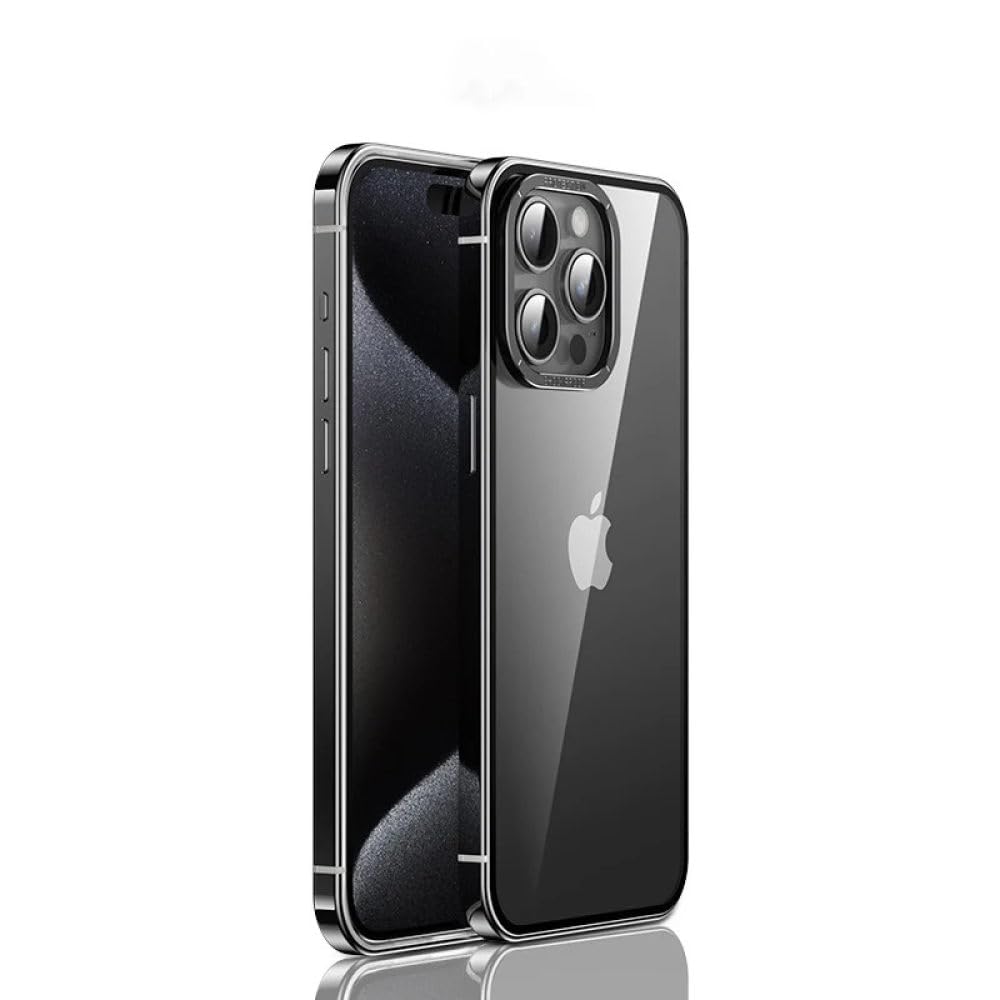 Amazon.co.jp: チタン合金ケース iPhone 15 Pro Max HD 磁気