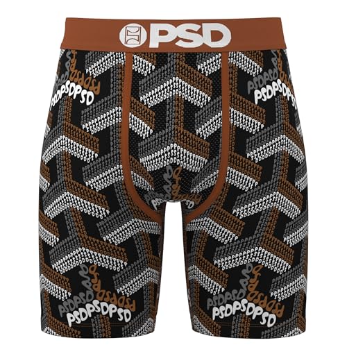 PSD Men's Psd Labyrinth Boxer Brief, Multi, M
