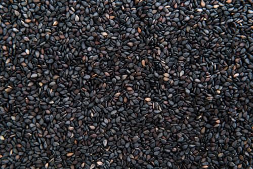 Image of KraveYum Black Sesame Seeds for Eating 100gm | Whole Fresh and Natural Unhulled Kale | Black Til Seed for Weight Management, Indian Spice | Kaale Til