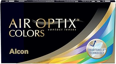 Air Optix Colors Gemstone Green Lentes de contacto de reemplazo mensual, Pack de 2, R 8.6 mm, D 14.2 mm, 0 Diopt