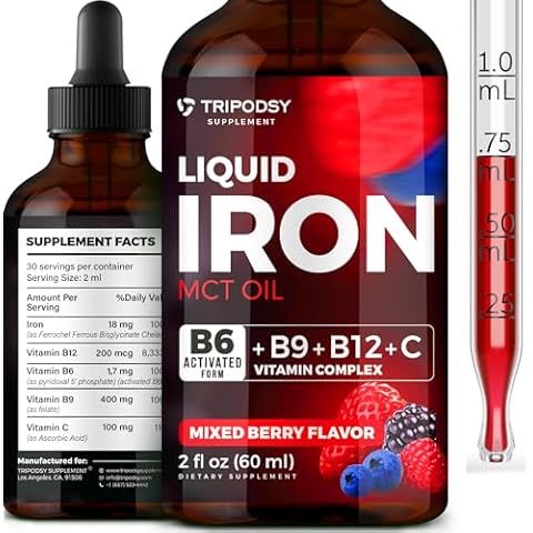 TRIPODSY Iron Drops with B Vitamins Cover