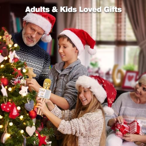 image for BONAOK Wireless Bluetooth Karaoke Microphone,3-in-1 Portable Handheld 