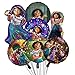 Babioms 7Pcs Compleanno Palloncini Encanto, Principesse Palloncino, Decorazione per Festa a Tema Palloncini, Feste di Compleanno per Bambine