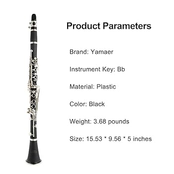 Amazon | Yamaer Bb クラリネット 初心者 B フラット
