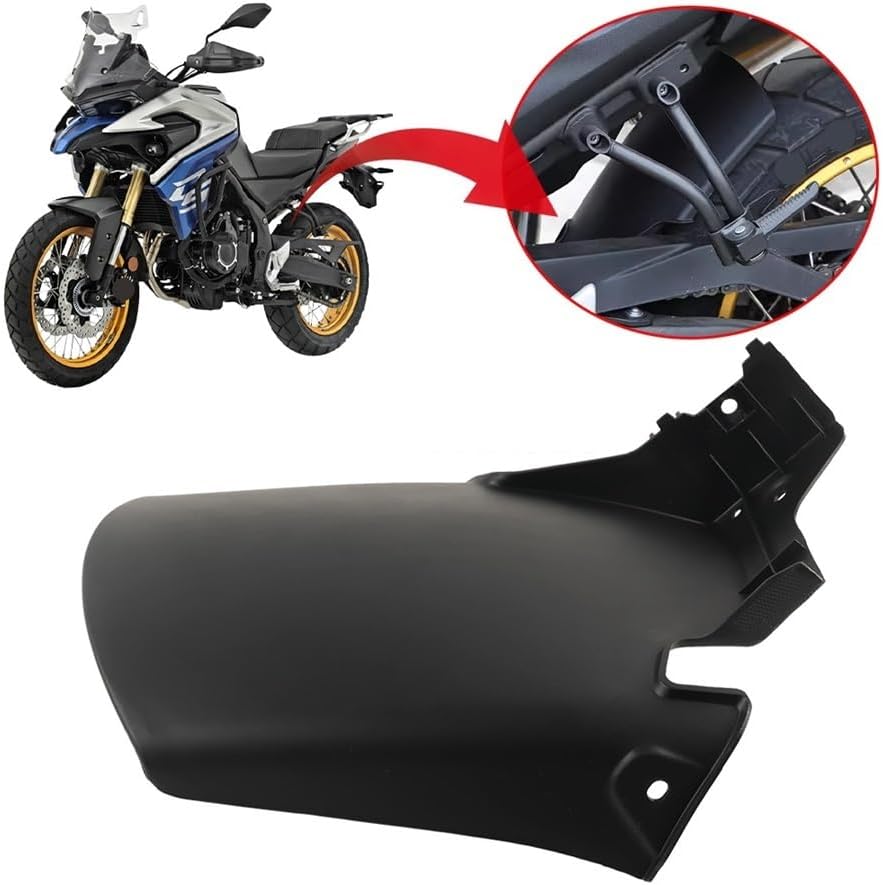 Motorbike Splash Mudguard ABS Plastic Motorcycle Accessories Rear Mud Plate Guard Tire Splash Mudguard Extension for DS525X for RR525
